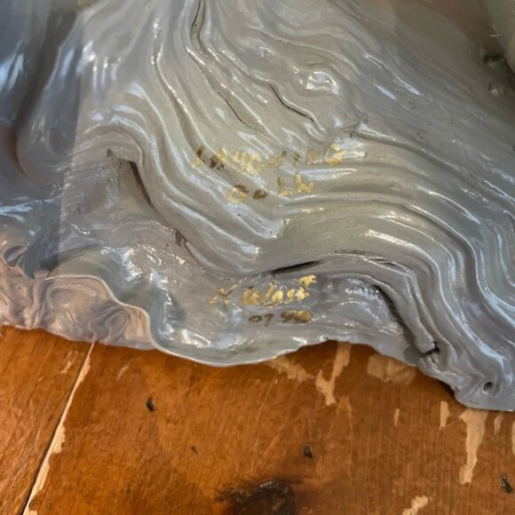 Wood Herring Gull Decor on Driftwood - Picture 4 of 9